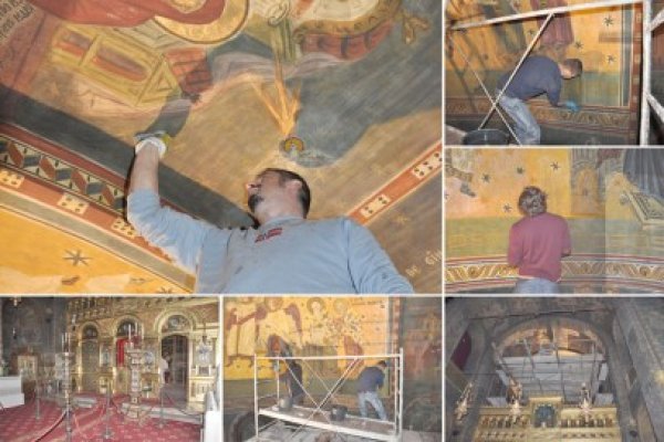 Cei mai buni specialişti din România au venit la Constanţa, să restaureze Catedrala Sfinţii Apostoli Petru şi Pavel